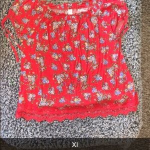 Off the shoulder top.